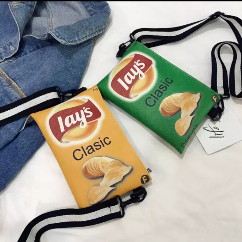 Novelty Crossbody Bag, Lays Classic